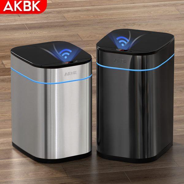 智能感应式垃圾桶家用客厅卧室不锈钢自动厕所卫生间厨房轻奢电动,家庭/个人清洁工具,感应垃圾桶,淘宝优惠券,粉丝福利购,淘宝优惠卷