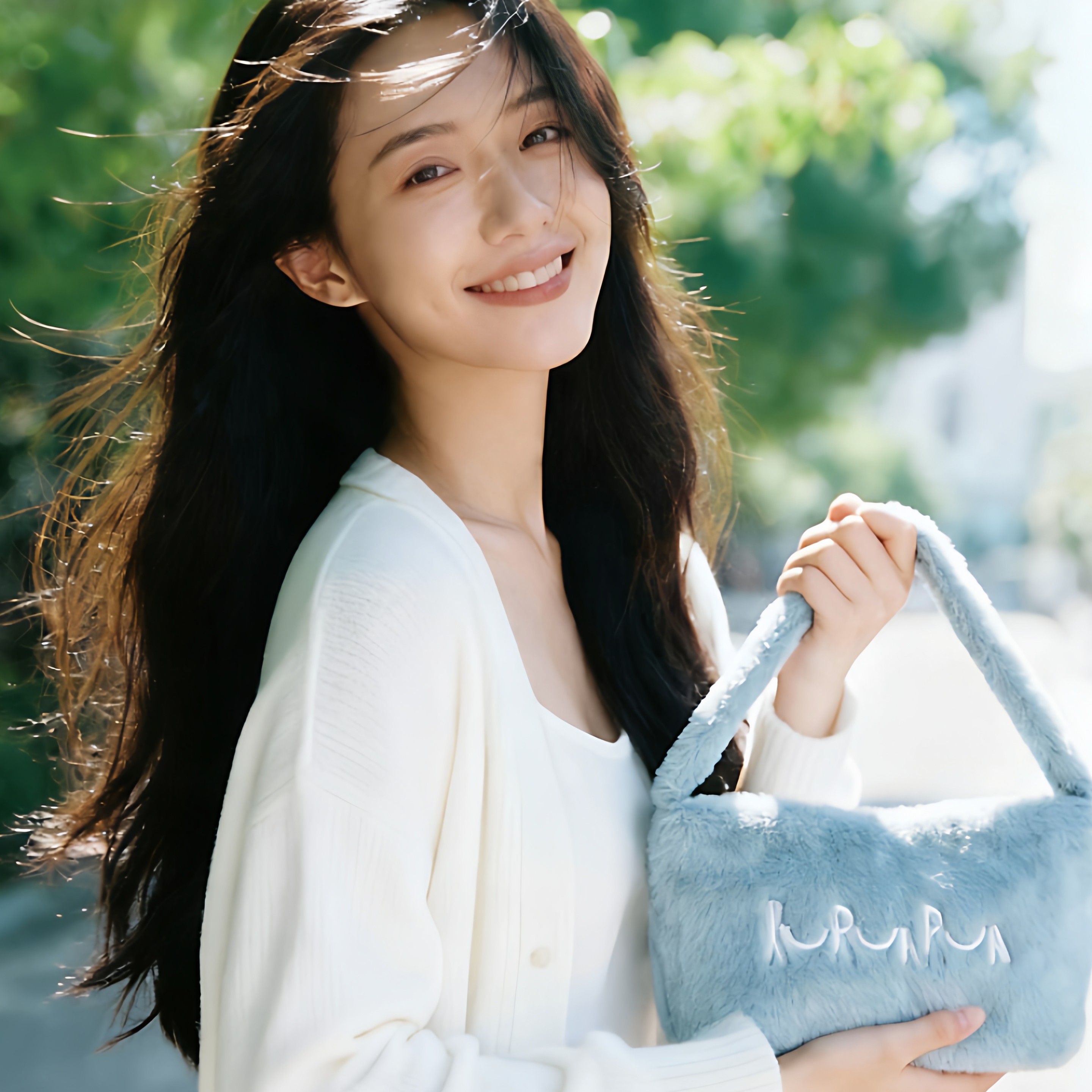 KURUARUA大容量托特毛毛包时尚通勤百搭单肩手提包毛绒包女包包袋,箱包皮具/热销女包/男包,手拿包,淘宝优惠券,粉丝福利购,淘宝优惠卷