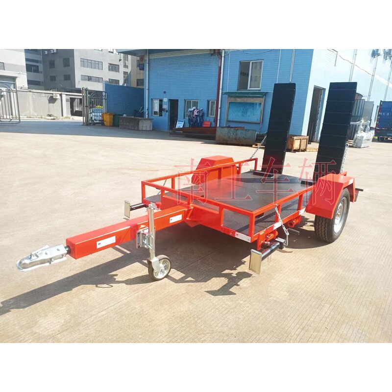 南工0.9吨消防机器人用拖车 ATV工具拖车