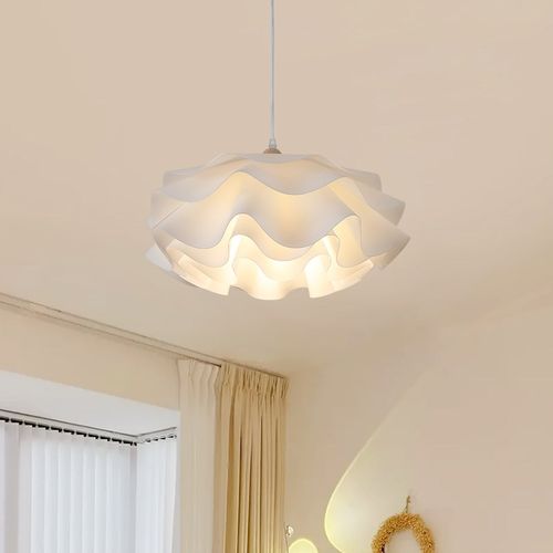 奶油风花朵卧室吊灯网红儿童房温馨浪漫过道灯网红花瓣餐厅灯具