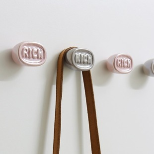 星翡家居轻奢衣柜外侧面挂钩高级感免打孔创意入户玄关挂衣钩可爱