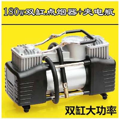车用双缸车载充气泵12V24V便携式小轿车越野车轮胎电动汽车打气泵
