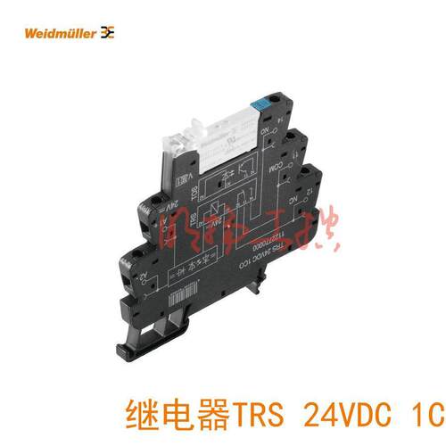 魏德米勒继电器 TRS 24VDC 1CO AGSNO 安全认证固态继电器 1起订