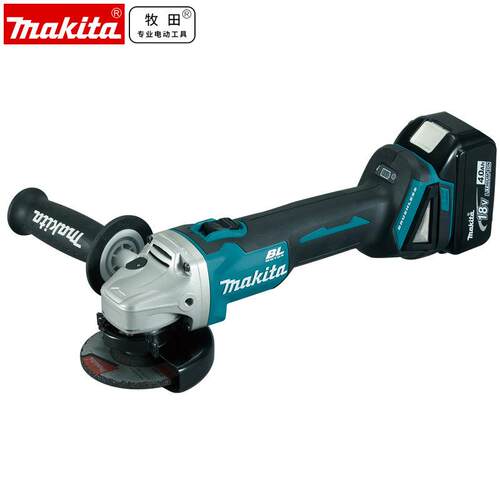 牧田Makita 锂电充电式角向磨光机 18V无刷电机 DGA404Z/RME/RTJ