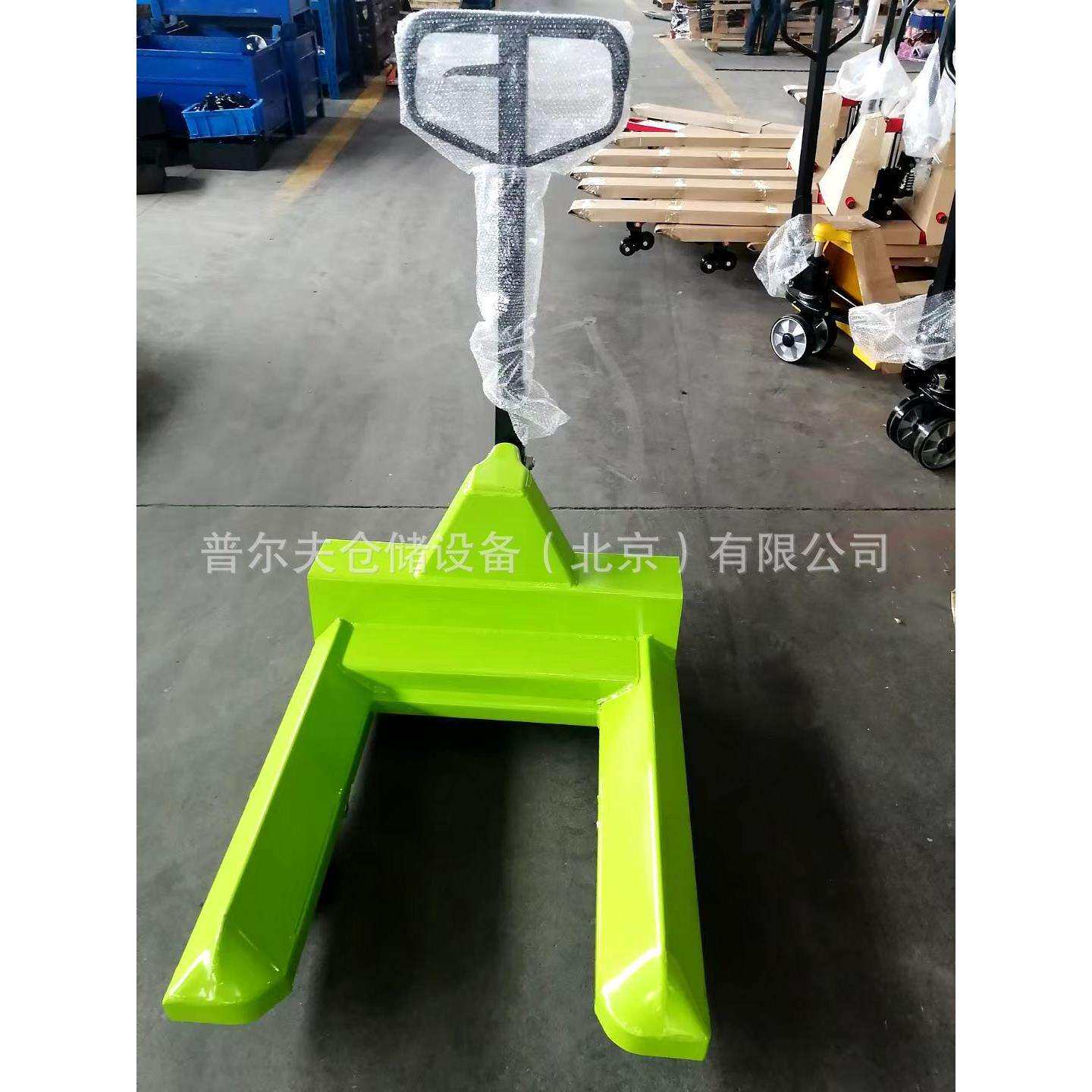 非标手动叉车圆纸卷筒纸运输搬运车纺织经轴地牛纱辊车短加长加宽
