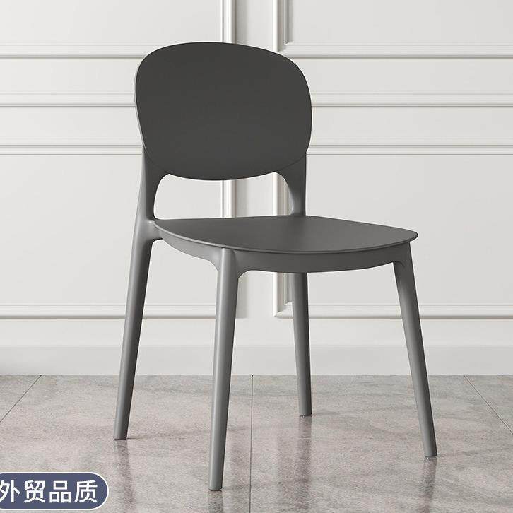 塑料椅子家用加厚靠背椅餐椅现代商用餐厅凳子北欧化妆椅时尚