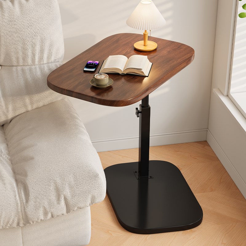沙发边几可移动床头置物架u小桌子升降旋转床边桌卧室宿舍折叠茶