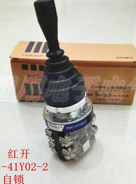红开 HKA1-41Y02-2  十字开关摇杆开关主令开关 双向自锁30mm