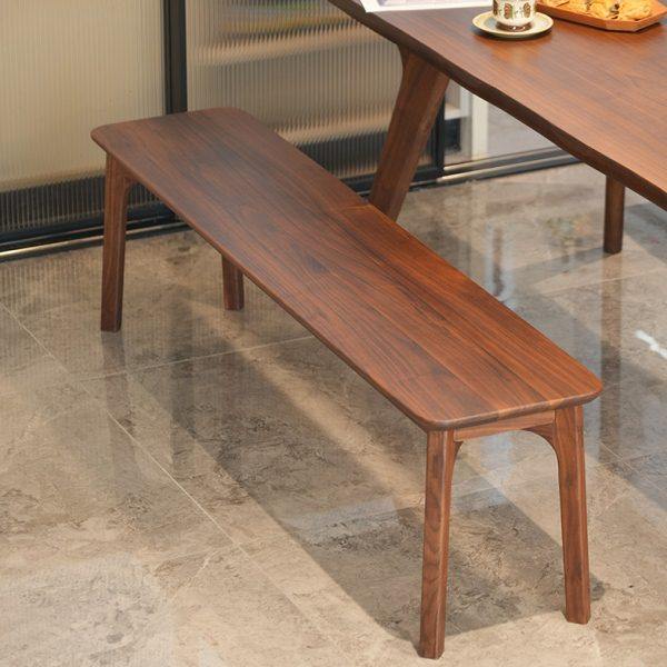 北美黑胡桃木长凳实木客厅餐桌椅组合家用原木长条凳现代简约凳子,住宅家具,床尾凳/长凳,淘宝优惠券,粉丝福利购,淘宝优惠卷