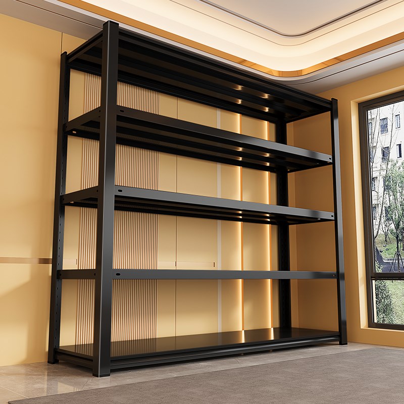 家用置物架多层收纳层架客厅书架杂物架地下N室整理架落地置物架