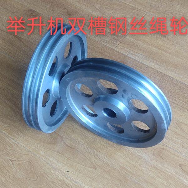 汽车举升机四柱钢丝绳双槽轮脚垫千斤顶优质钢材油管油缸液压油封