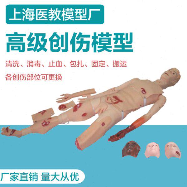 高级创伤模型骨折烧伤撕裂伤止血包扎固定急救模拟人创伤评估护理