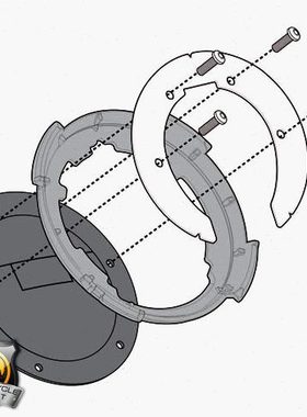 CB400F/CBR650R/CB650R/CB1100/CB300 NT1100油箱包转接环CB300R