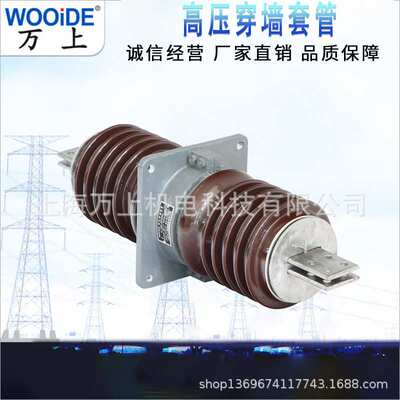 CWC-24/1000A 1600A 2000A  CWW-CWB--40.5 户外高压陶瓷穿墙套管
