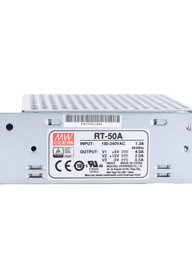 明纬开关电源R465T-05VB12V-12V50W三组输出开关5电源