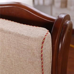 实木沙发坐垫连带靠背一体老式红木头海绵春O秋椅垫子四季通用座