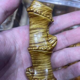 金木楠满波竹节手把丝件叶楠雕艺铭仙苑刻竹子送礼佳大品