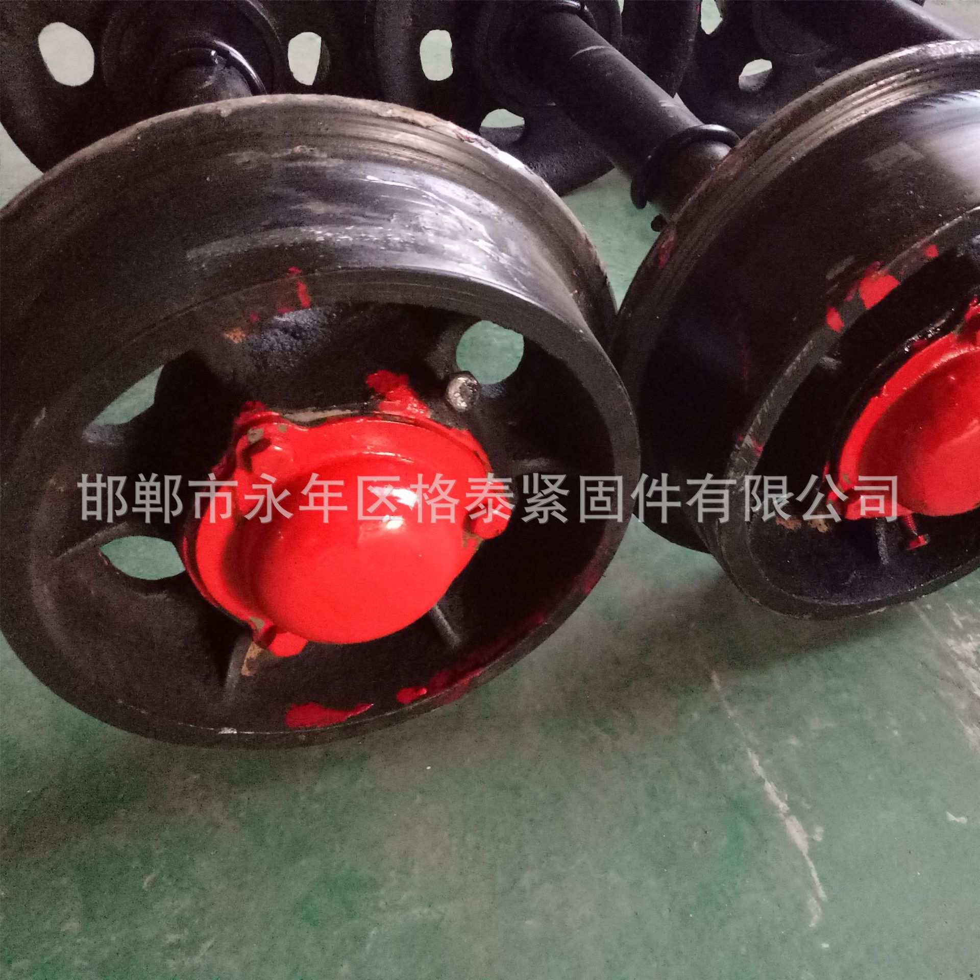 厂家矿车轮对300矿车闭式轮对 平板车轮对 矿用矿车轮 铸钢矿车轮