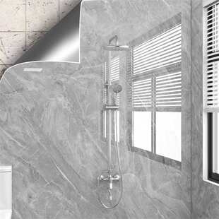 浴室卫生间防水贴纸墙纸自粘厕所墙面遮丑防潮仿瓷砖翻新墙贴壁纸