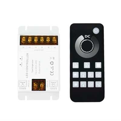 无线触摸网口同步音乐LED控制器单色灯带RGBWCCT灯带调光器12-24V