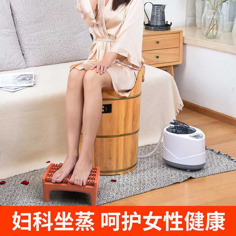 泡脚桶加热恒温深到膝盖熏蒸木桶高深简易器过小腿膝电动洗脚盆新
