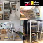 铝合金烤盘架子透层明封闭式 多面577包烤收盘纳架烘盘培架子车饼