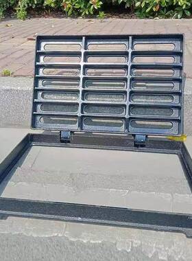 厂家现货球0墨铸铁方井3248050×0市政道路密封井盖重型雨污水水