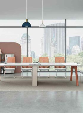 办公家具会议简约现代会议桌桌长桌MG-YY-橙色开桌会长办公椅组合