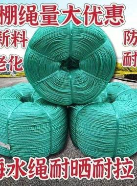 耐磨尼龙EOO绳养殖大抗老耐棚晒线盘海水渔网膜压膜篷布化压绳子