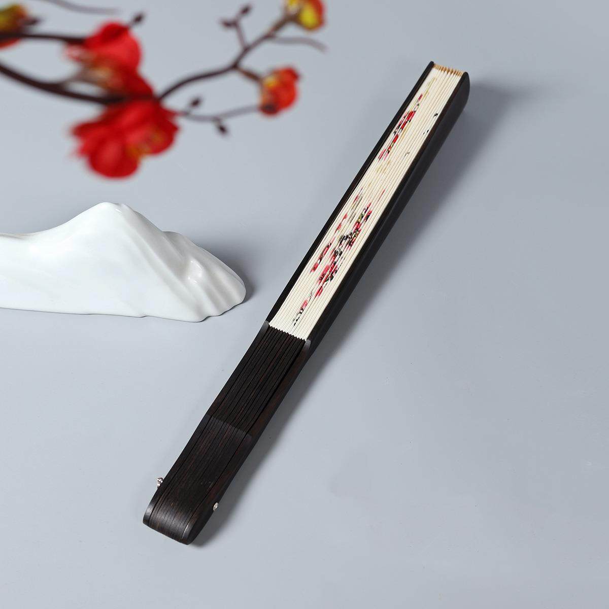 紫光檀扇子乌木文玩扇子宣纸折扇中式古典竹檀木扇书画创作国画扇,模玩/动漫/周边/娃圈三坑/桌游,模型制作工具/辅料耗材,淘宝优惠券,粉丝福利购,淘宝优惠卷