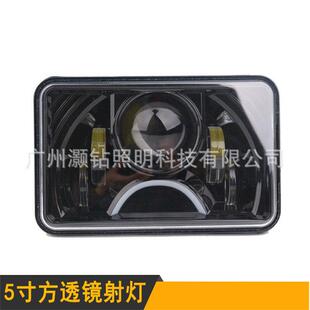 7*6汽车LED方灯5*7寸牧马人YJ切诺基XJ大灯越野卡车灯越野改装灯