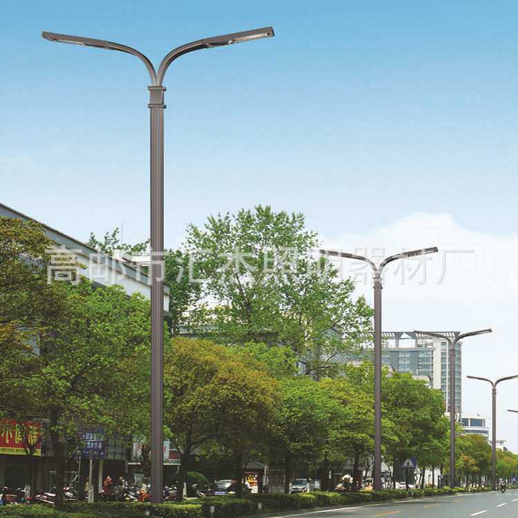 双臂路灯 室外照明灯具 节能led路灯套件 大功率LED路灯厂家