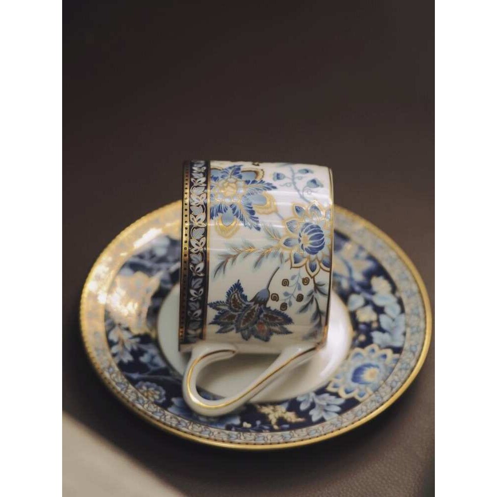 景德镇复古咖啡杯套装欧式小奢华陶瓷杯创意田园下午茶具花茶