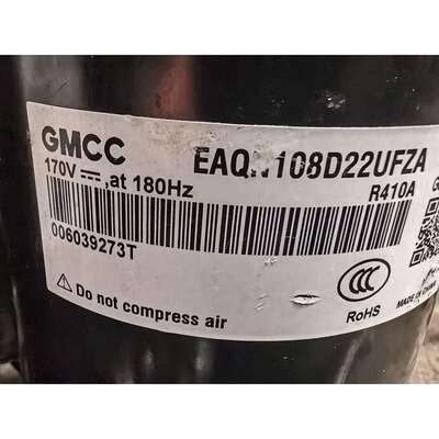 EAQN108D22UFZA GMCC压缩机 如果没有找到想要的压缩机请联系客服