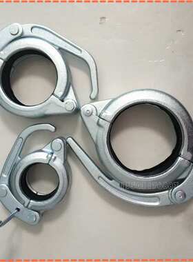 PF锻造DN125快速管卡130bar快速锻造对开管卡混凝土铸造泵管管卡