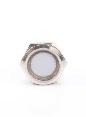 22MM指示灯螺丝脚白色小型电源指示灯电源电压指示灯 金属信号灯