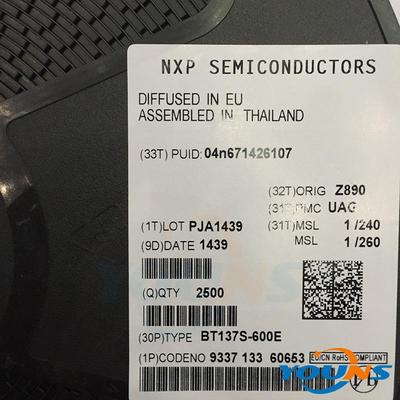 BT137S-600E BT137-600E双向可控硅 8A/600V TO-252 2500只/盘