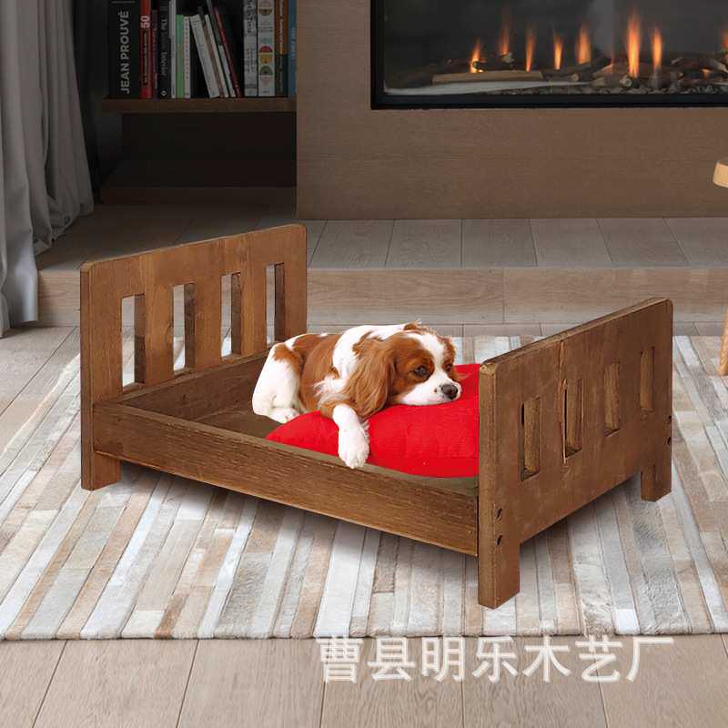 厂家直销现货猫窝狗窝木质室内宠物床猫咪用品可拆卸组装猫舍