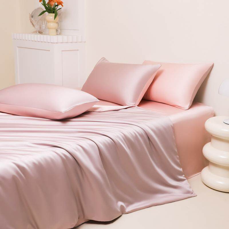 夏季冰丝四件套丝滑可水机洗被套单件床上用品三件套2025新款