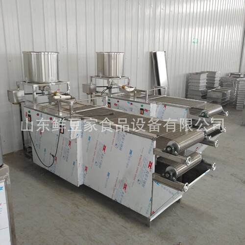 河南豆腐皮机千张豆制品加工设备 全自动商用千张豆腐皮机