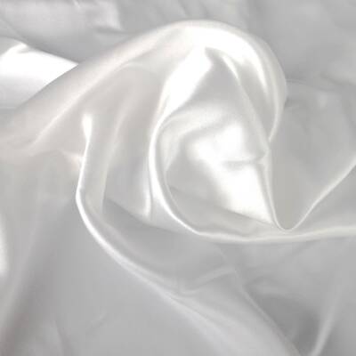 100%丝面料14MM140真C真丝素绉缎素EQT绉缎M本白色