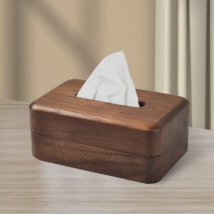 新款实木挖取厅上高档次颜值抽纸巾几盒网红车载餐桌面客无品牌/