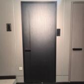 形门外477木平内开卧室门碳隐晶实木门全木门橡木无漆木门