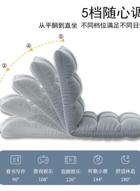 人沙发PKO榻榻米床靠背懒椅子可爱卧上室单人窗靠垫小沙发折叠飘