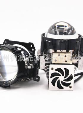 厂家新款2.8寸LED双光透镜超亮聚光远近光一体45W 汽车大灯前照灯