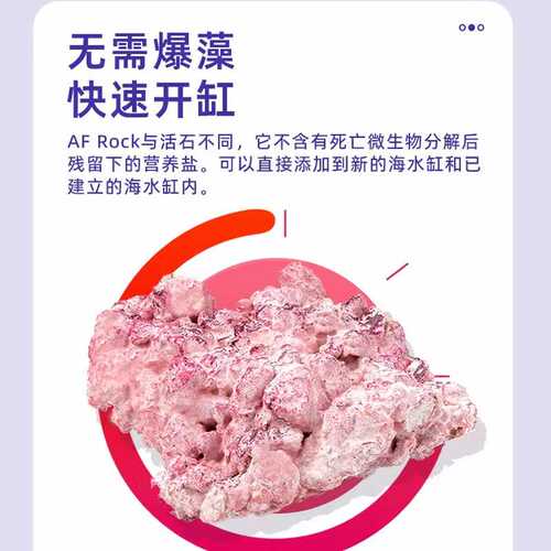 波兰AF海缸造景石开缸代替海水活石培菌石免爆藻过滤材料
