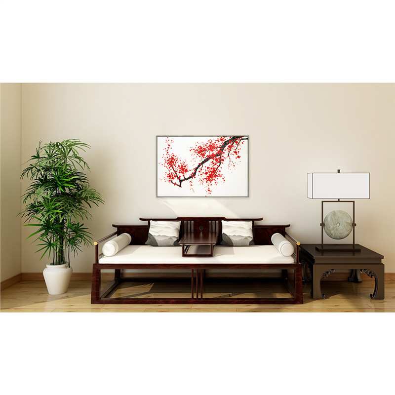 纯手绘简约风格艺术装饰画 植物风景油画客厅卧室壁画韩式挂画