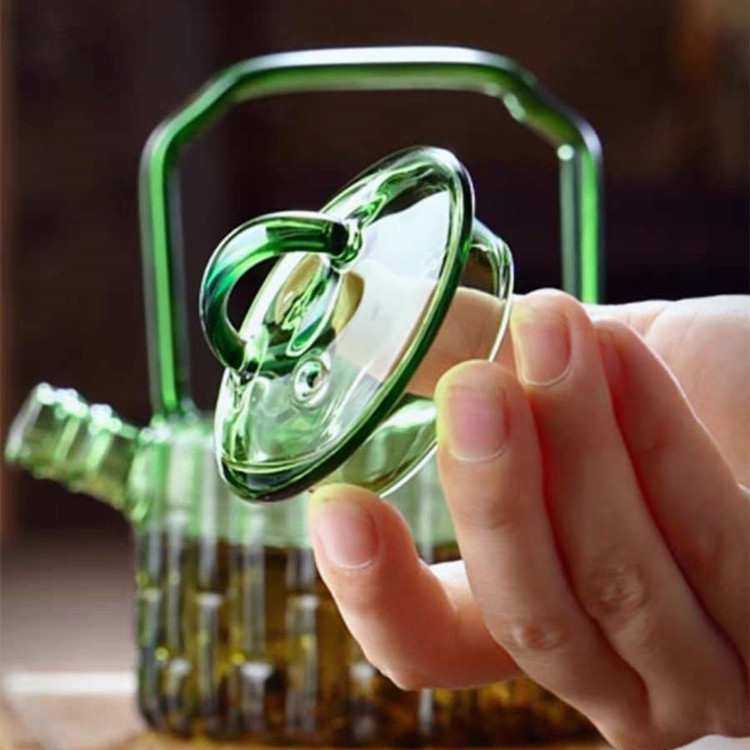 竹节高硼硅玻璃提梁壶家用电陶炉加热沸水煮茶壶创意高颜值泡茶壶,3C数码配件,USB灯,淘宝优惠券,粉丝福利购,淘宝优惠卷