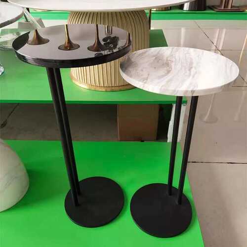 意式轻奢沙发边几大理石角几客厅北欧简约圆形小边几床头边小茶几