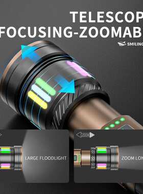 2025 new outdoor lighting bright flashlight charging